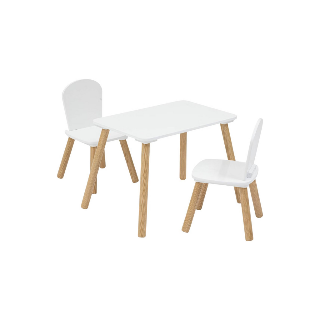 Set Tavolo e 2 Sedie per Bambini in Legno "Alex" – Atmosphera for Kids