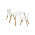 Set Tavolo e 2 Sedie per Bambini in Legno "Alex" – Atmosphera for Kids