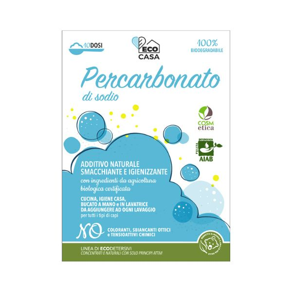 Ecodetersivo Percarbonato di Sodio 120g Bio