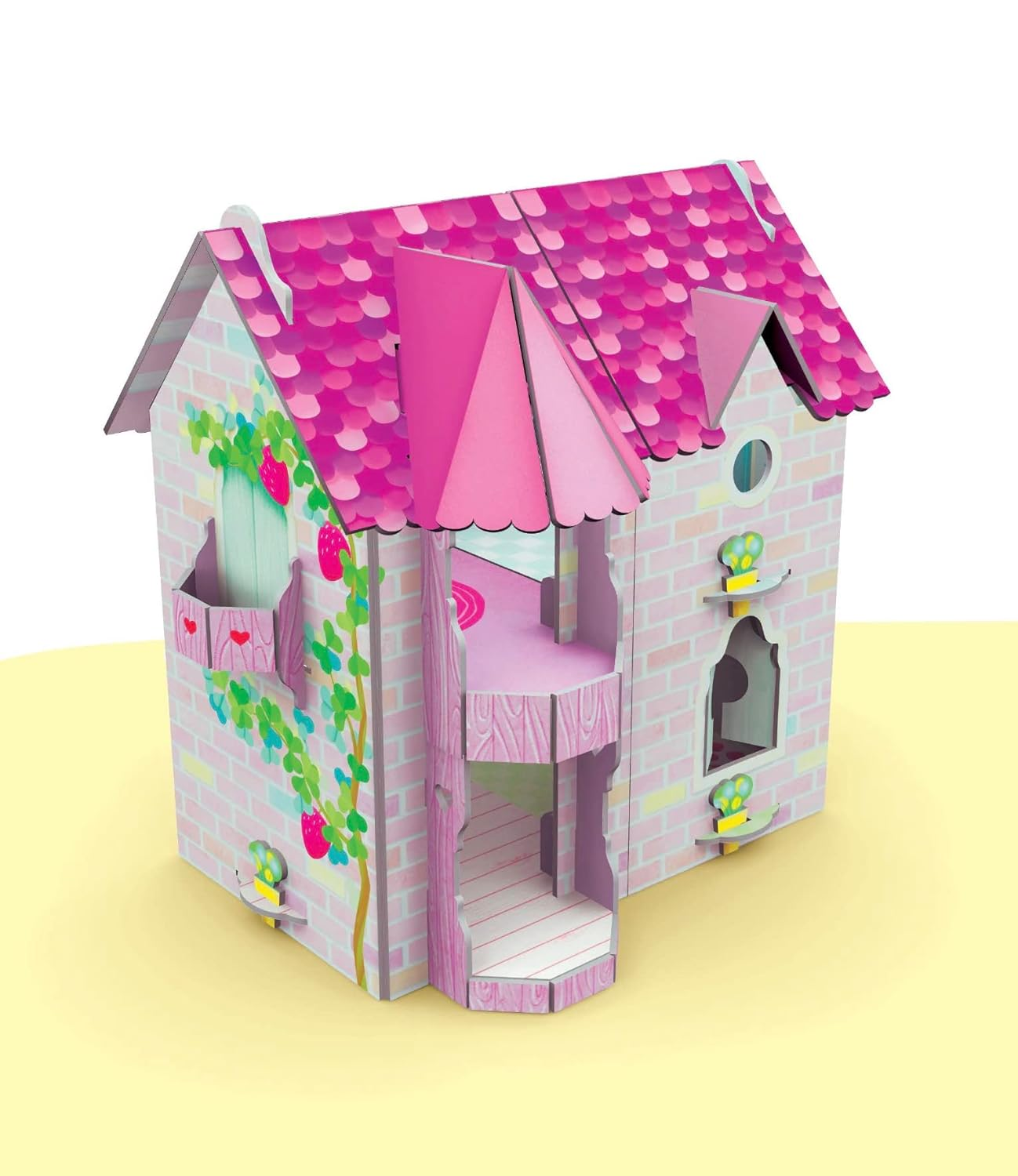 La Casa delle Bambole 3D – Sassi Junior | Libro + Modellino da Costruire | 5+ anni