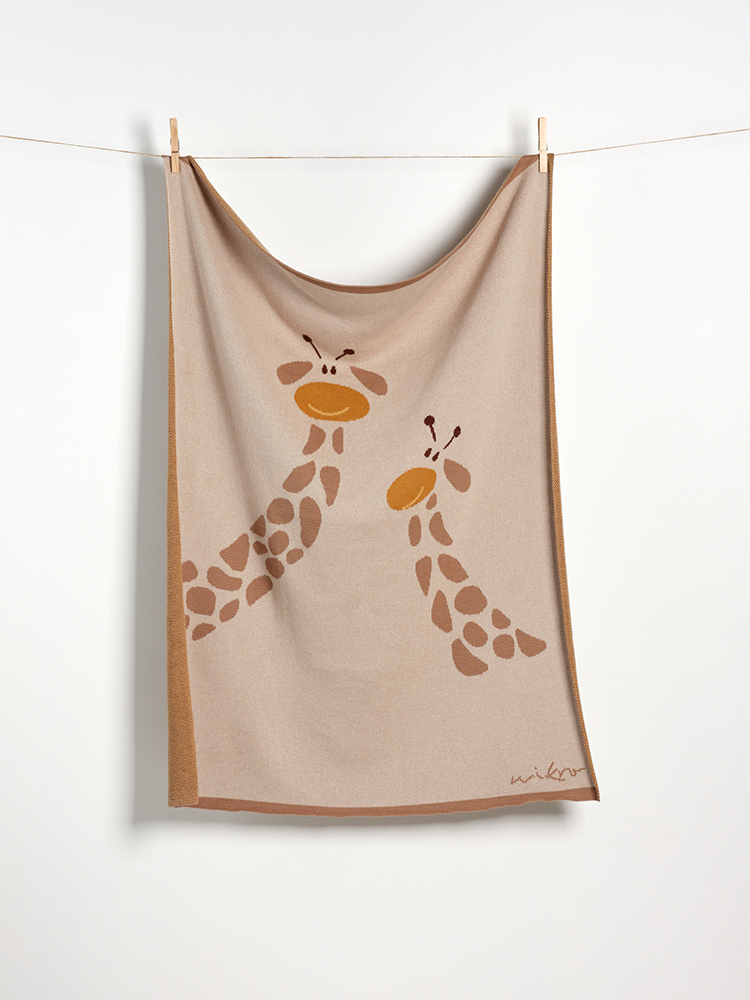 Coperta Le Giraffe 80×100 cm – Ecomikro