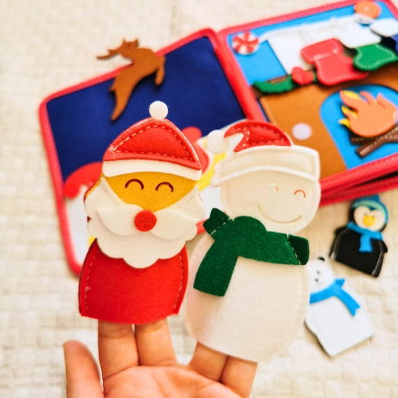 Libro Montessori Busy Board di Natale – Joymaxx