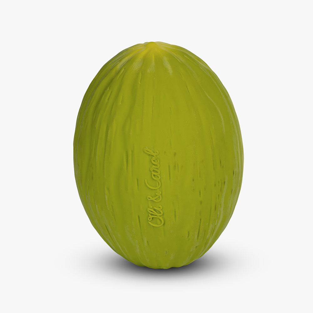 Palla Sensoriale Melone - Giocattolo in Gomma Naturale | Oli&Carol