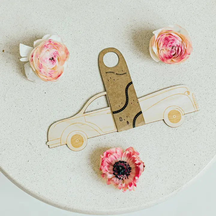 Segnalibro in Legno Car - Wooden Bookmark