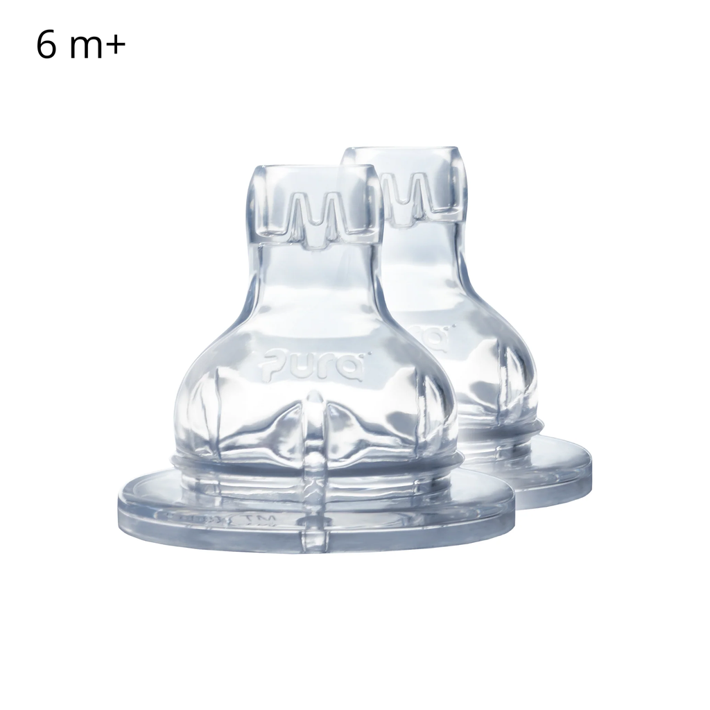 Pura Beccucci in Silicone per Biberon – 2 pz (6m+)