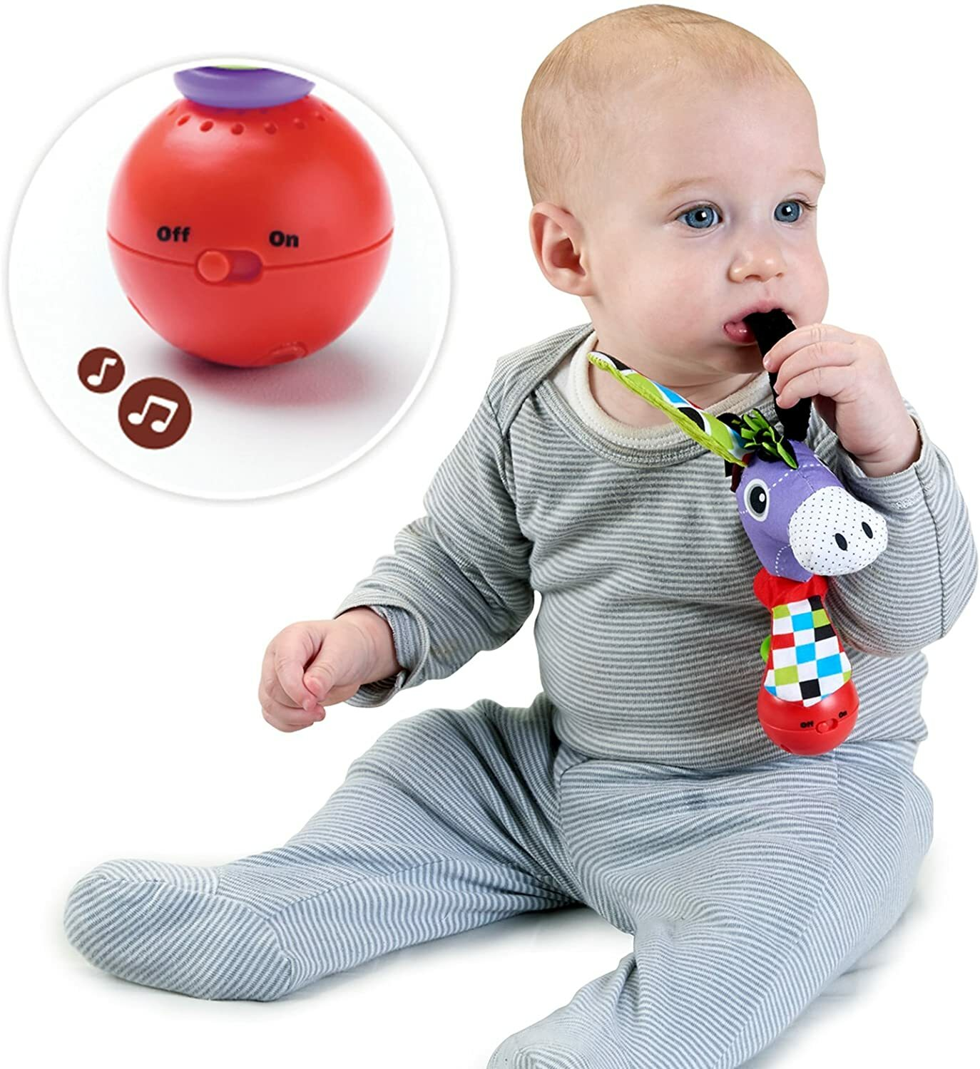Yookidoo Shake Me Rattle Donkey – Sonaglio Musicale per Neonati