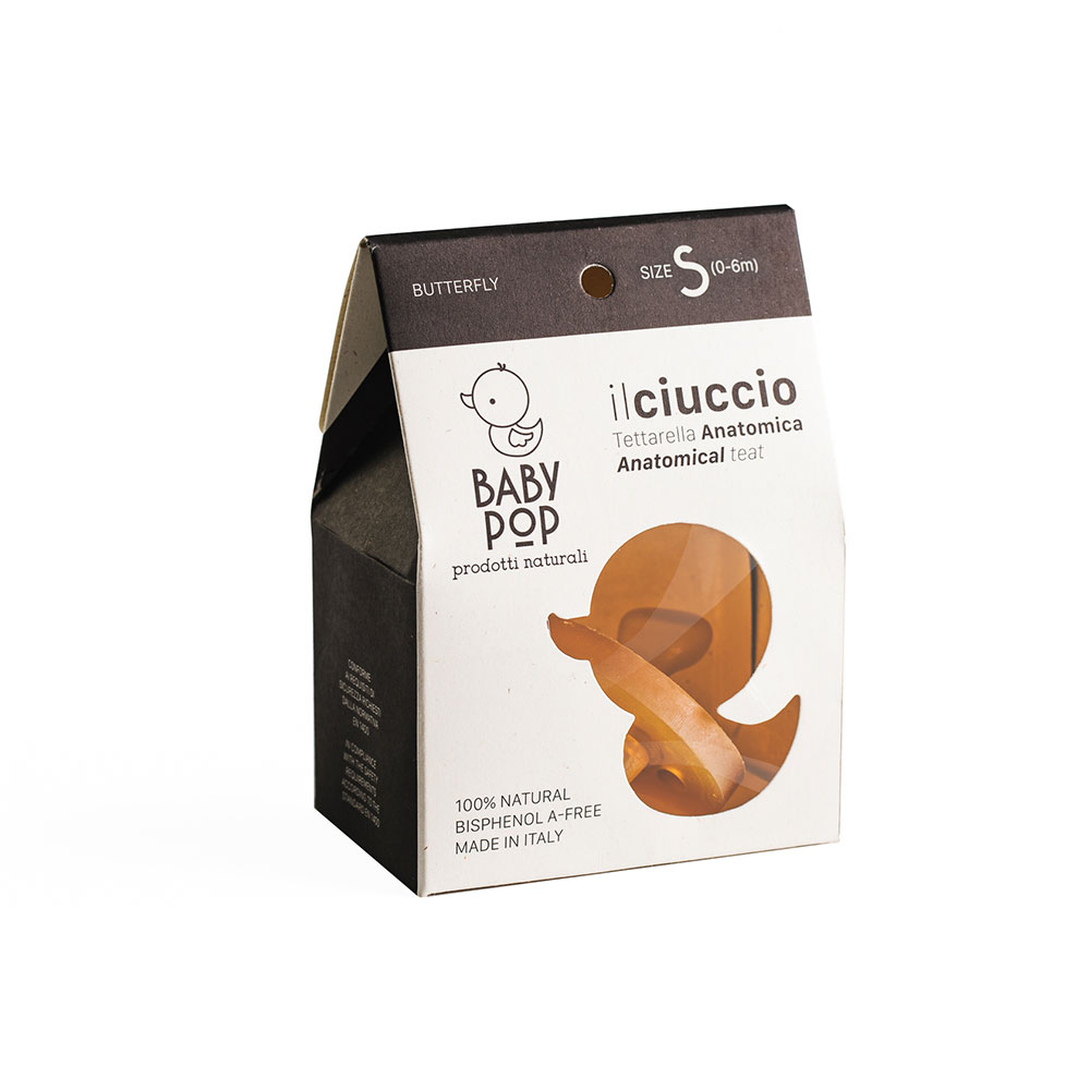 Il Ciuccio a Farfalla Baby Pop - Tettarella Anatomica
