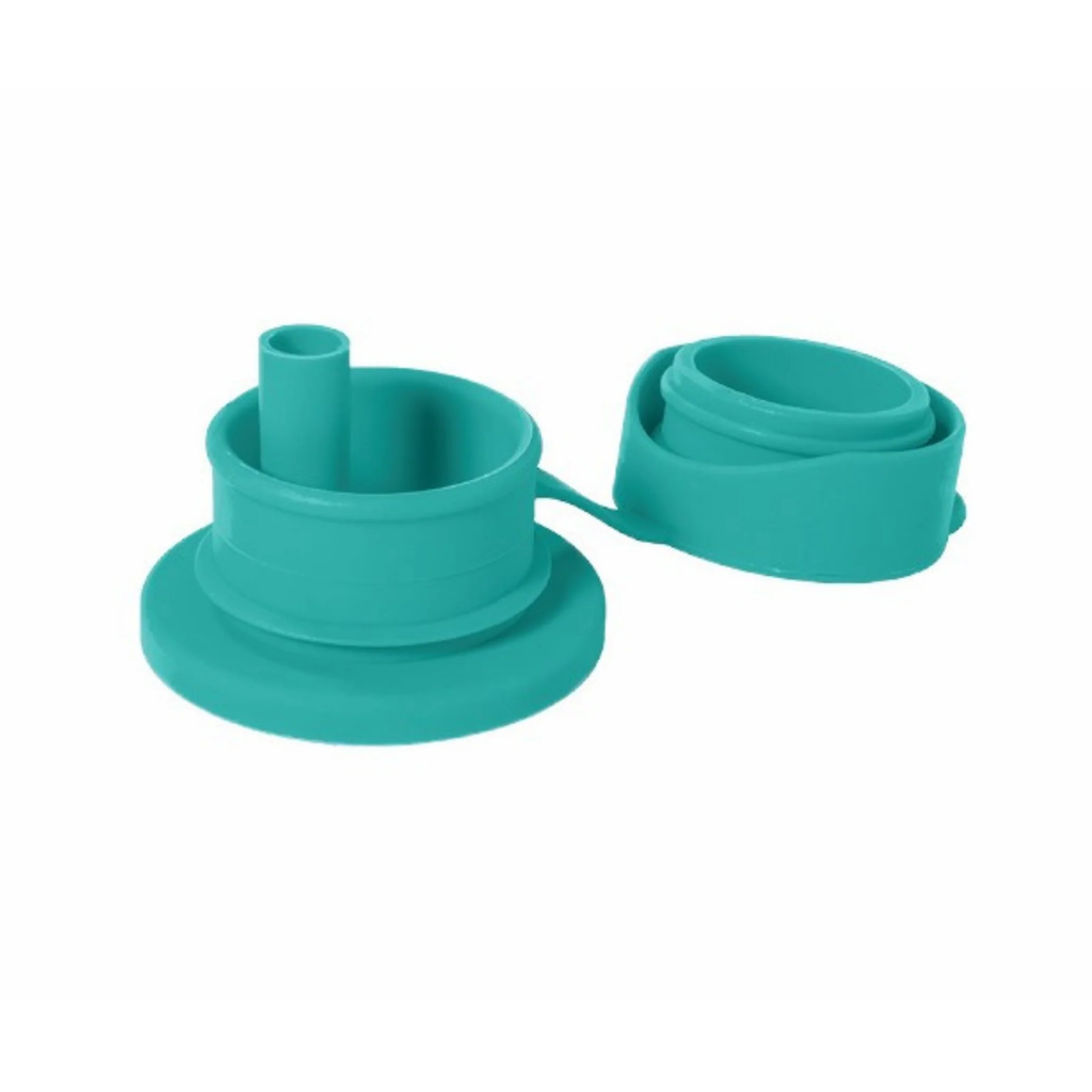 Pura Tappo Sport in Silicone con Cannuccia per Biberon e Bottiglie