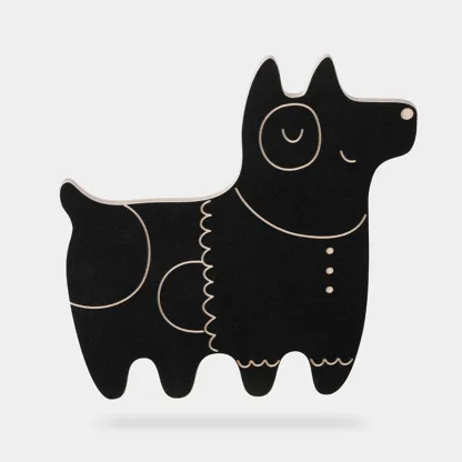 Lavagnetta Cane II – Lavagna con Gessetti in Legno Milin