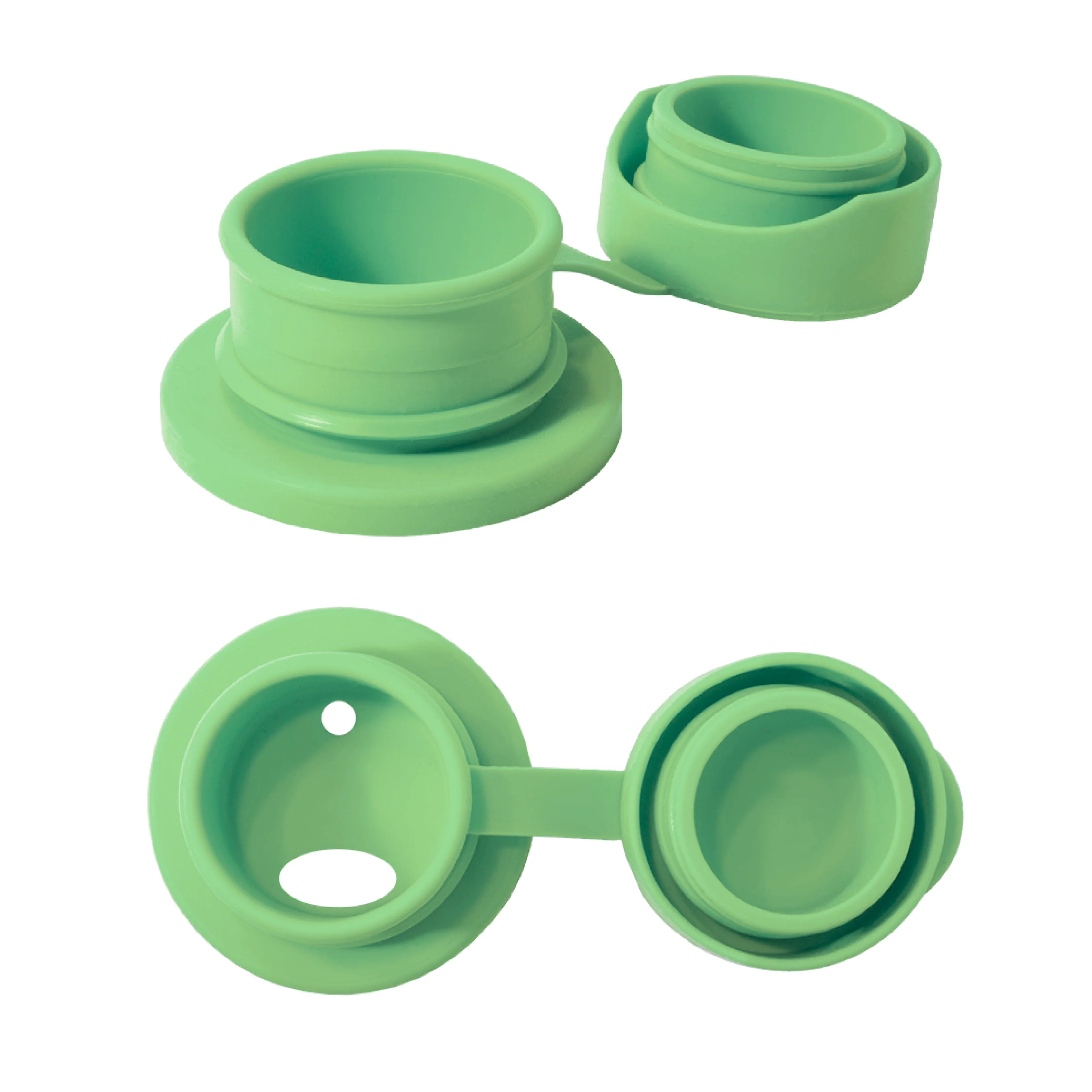 Pura Tappo Sport in Silicone per Biberon e Bottiglie – Moss