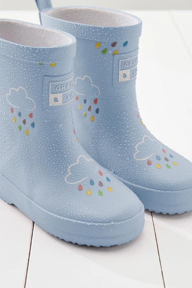 Stivali da Pioggia Colour-Revealing Azzurro – Grass & Air