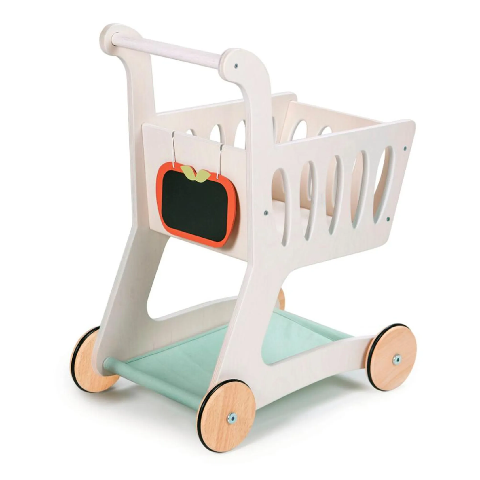 Carrello della Spesa in Legno con Lavagna | Shopping Cart Tender Leaf Toys | 3+ Anni