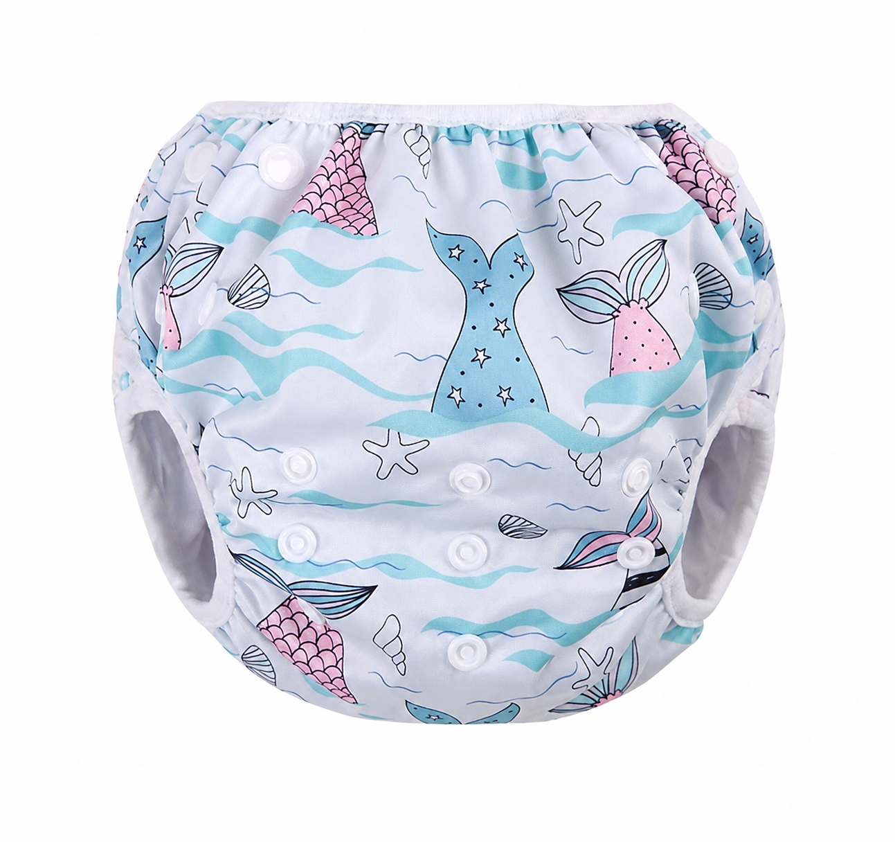 Vicloon Pannolino da Nuoto Lavabile – Sirena (Taglia Unica)