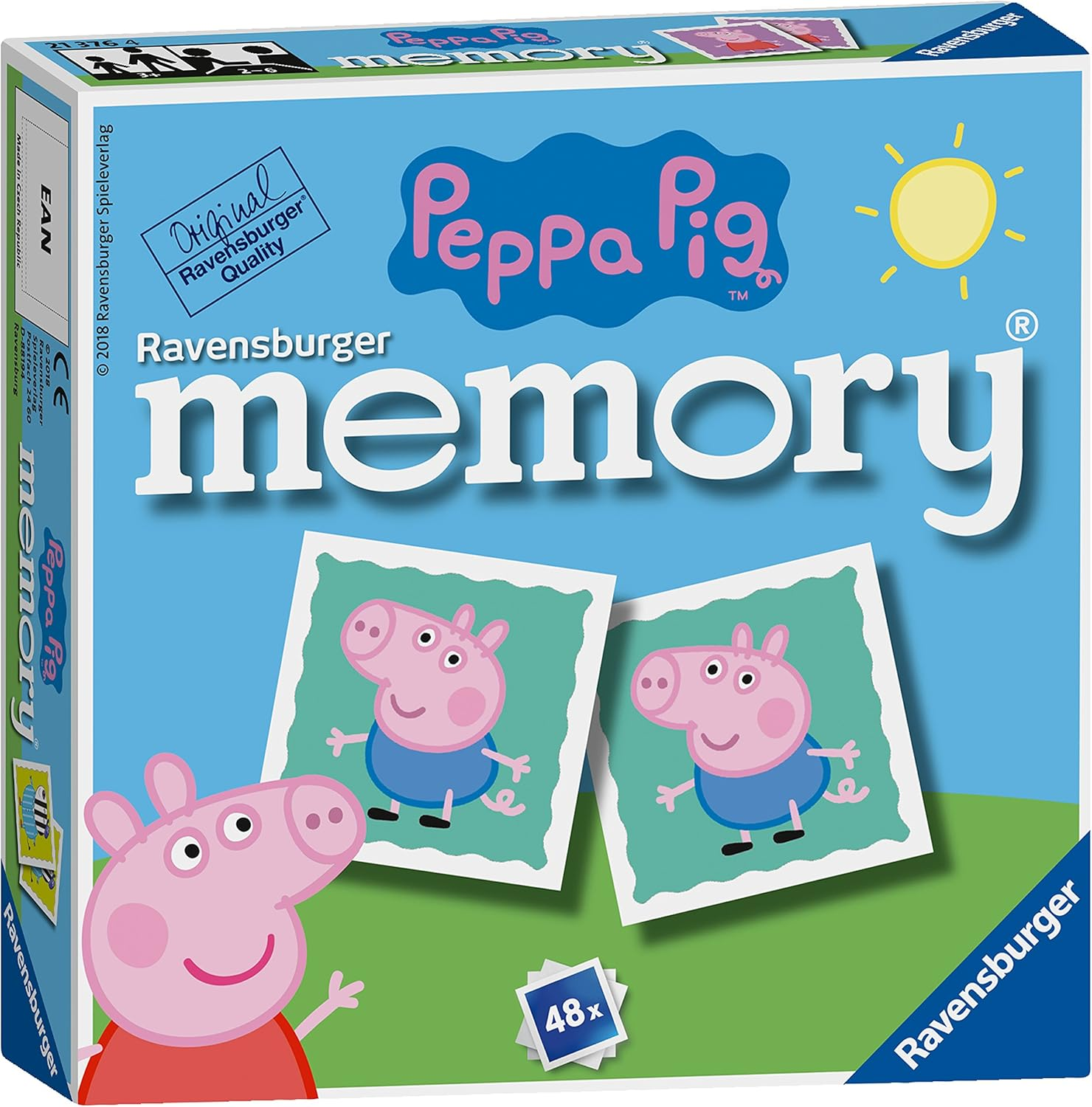 Memory Peppa Pig - Ravensburger Pocket 48 Carte