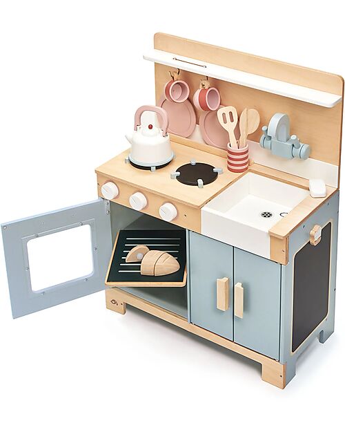 Cucina in Legno con Accessori - Per Piccoli Chef - Dai 3 Anni