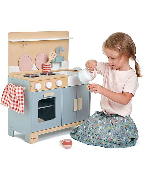 Cucina in Legno con Accessori - Per Piccoli Chef - Dai 3 Anni
